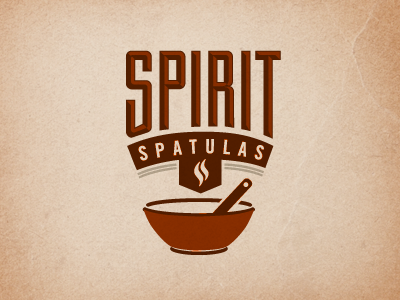 Spirit Spatulas 2 crest logo mixing bowl spatulas