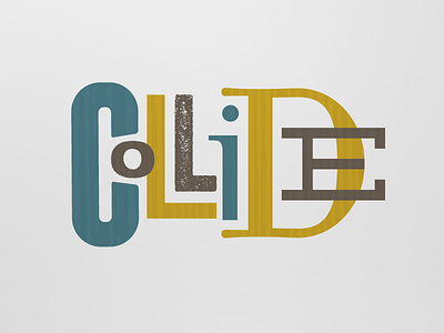 Collide Logo logo typography