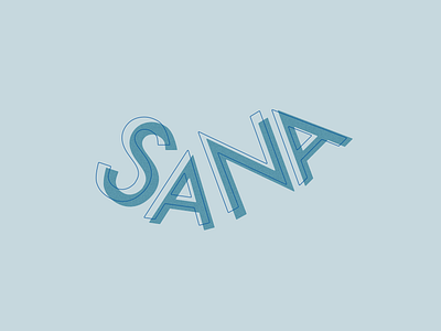 SANA | Branding design for an online community branding graphic design logo