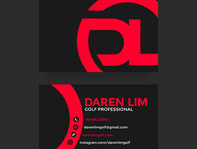 Business Card Design for Daren Lim business card business card design design graphic design namecard namecard design print design