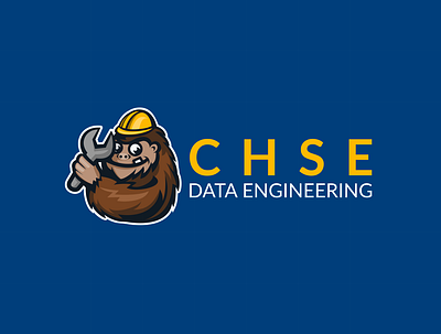 Logo Design for CHSE Data Engineering branding cartoon design graphic design logo logo design branding mascot sasquatch vector yeti
