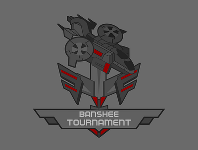 Logo Design for Banshee Tournament banshee branding design gaming graphic design logo logo design branding sc2 starcraft tournament vector