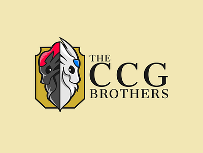 Logo Design for The CCG Brothers branding cartoon design dragon dragons graphic design illustration logo logo design branding vector