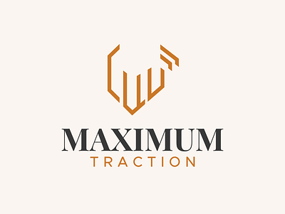 Logo Design for Maximum Traction abstract beauceron branding design dog graphic design logo logo design branding paw vector