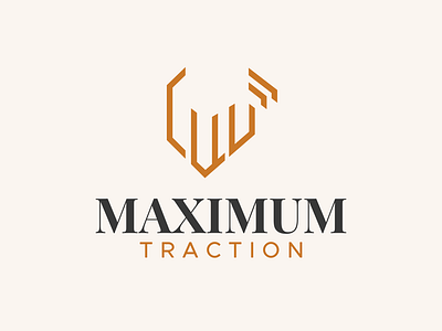 Logo Design for Maximum Traction abstract beauceron branding design dog graphic design logo logo design branding paw vector