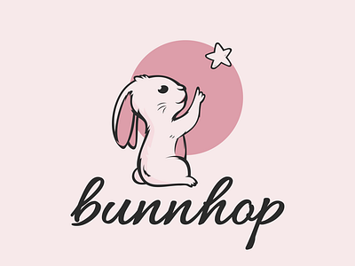 Logo Design for bunnhop by John Poh on Dribbble