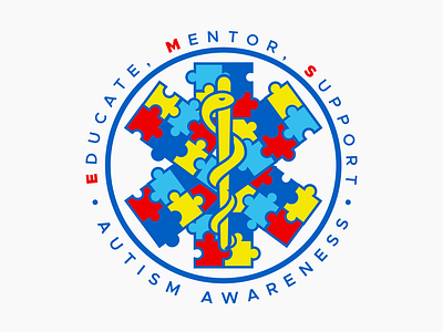 Logo Design for Autism Awareness autism branding colorful design graphic design logo logo design branding vector
