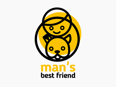 Logo Design for Man's Best Friend branding design dog dog owner graphic design logo logo design branding vector