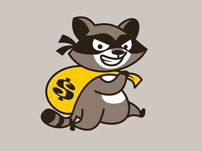 Cartoon Art for RobYouBlind Gaming animals cartoon cartoon animals cartoon art cartoon artwork design illustration raccoon vector youtube