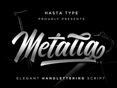 Metalia - Elegant Handlettering Script branding classy elegant font lettering logotype script lettering stylish type design