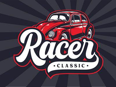 Classic Racer branding font lettering logotype retro retro font retro poster type design typography vintage
