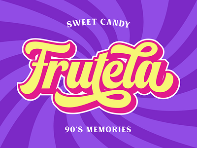 Frutela Logotype branding display font font lettering logo logotype retro retro font type design typography vintage