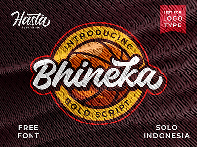 Free Commercial Font - Bhineka Script