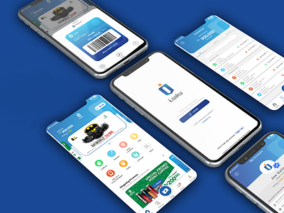 I Saku Mobile App design illustration indomaret mobile app mobile ui ui uidesign uiux ux