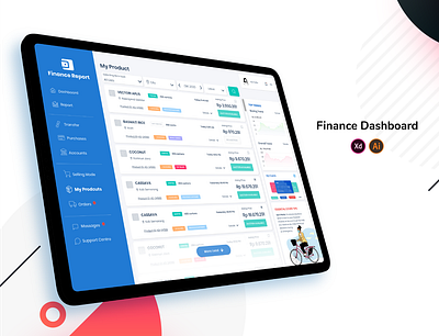 Finance Desktop design desktop design illustration ui uidesign uiux