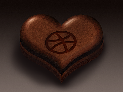 Dribbble, Would you be my Valentine? 14 chocolate dribbble february icon love valentine