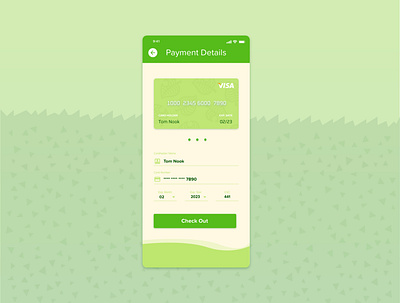 UI Daily 2 animalcrossing credit card creditcardcheckout uidaily uidailychallenge uidesign