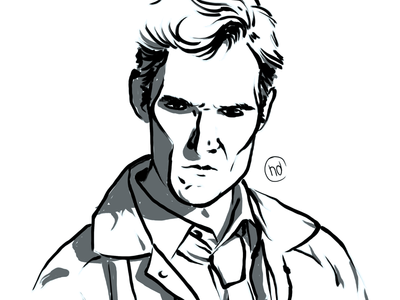 True Detective true detective matthew mcconaughey lines sketch