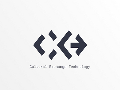 Cultural Exchange Technology - Mark branding cxt logo mark