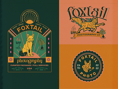 Foxtail adobe illustrator art direction branding branding design illustration illustrator logo photography typography vector