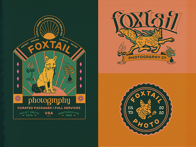 Foxtail adobe illustrator art direction branding branding design illustration illustrator logo photography typography vector