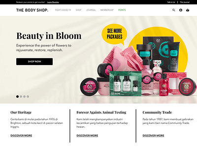 Redesign Body Shop app bodyshop brand design design apps design web hi fi mobile mockup ui ux wireframe