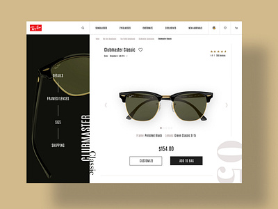 Ray Ban E-Commerce