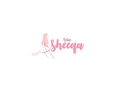 Logo asheeqa outfit label design icon logo
