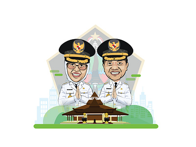 Vector Art Bupati Blitar 2021 - 2024