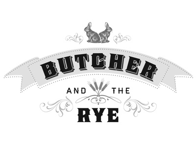 Butcher and the Rye Restaurant final logo and butcher restaurant rye the