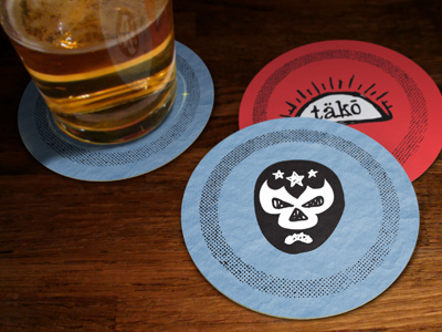 Tako coasters margarita coasters tako restaurant