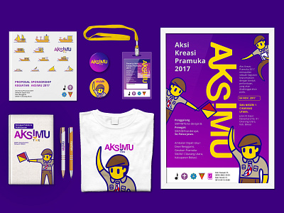 AKSIMU 2017 - Collateral Design brand identity branding collateral collateral design design graphic design identity visual logo visual visual design