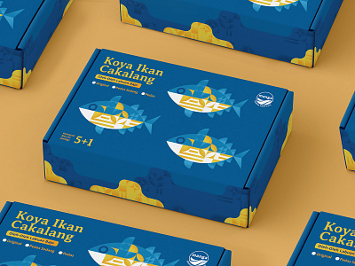 Box Packaging Design for Manga Olahan Hasil Laut