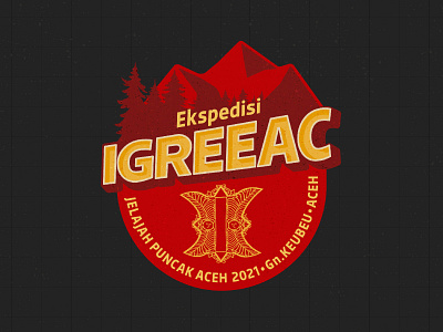 Expedisi IGEEAC badge branding design graphic design illustration logo patch vector visual identity