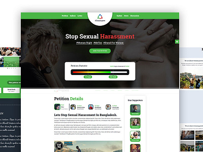 iChaaangeee - Petition & Social Awareness  HTML Template