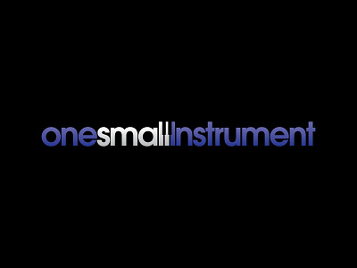 One Small Instrument Logo branding logo