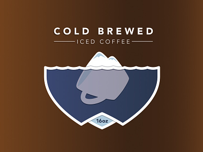 Cold Brewed Iced Coffee Packaging concept