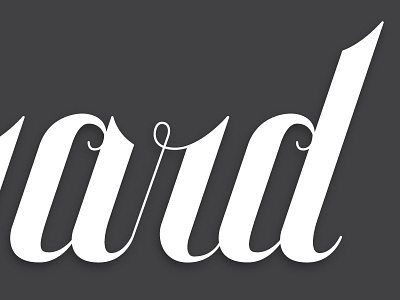 New Script custom hand lettering lettering type