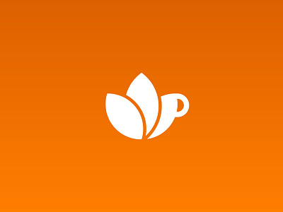 Tea Icon cup icon logo mark tea