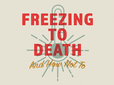 Freezing To Death agent death design editorial editorial illustration freezing hypno hypnoagent illustration illustrator photoshop typography