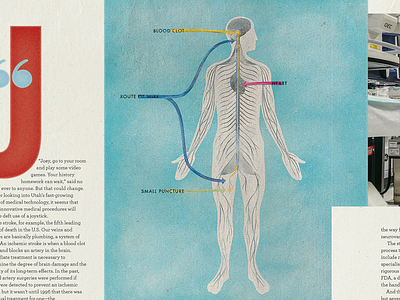 Vascular Man agent design editorial hypno hypnoagent illustration illustrator indesign layout photoshop