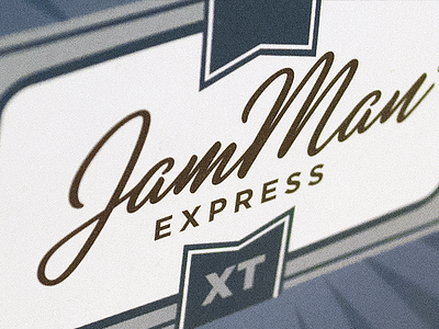 Jamman Express Packaging box art guitar jamman looper package design