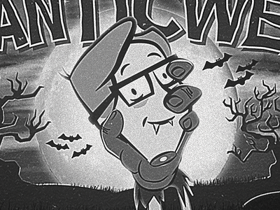 Franticween bats design frantic halloween illustrator monkey photoshop spooky