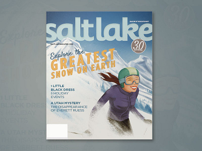 SLM Ski Illustration Cover
