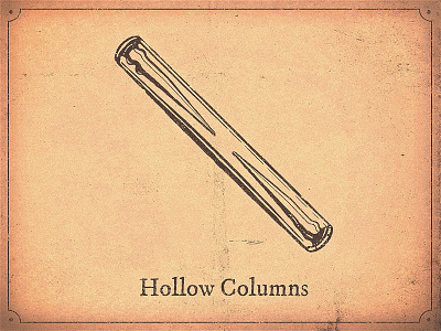 Hollow Columns agent art columns design hollow hypno hypnoagent illustration illustrator photoshop snow snowflake