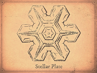 Stellar Plate agent art design hypno hypnoagent illustration illustrator photoshop plate snow snowflake stellar