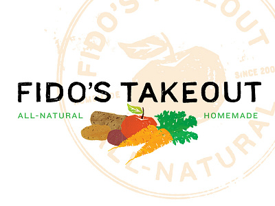 Fido's Takeout illustration logo