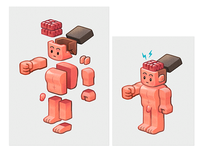 Body character illustration