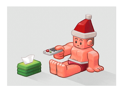 Santa character illustration