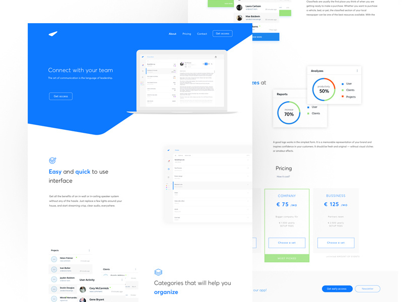 Team Connect by Paweł Pniewski on Dribbble